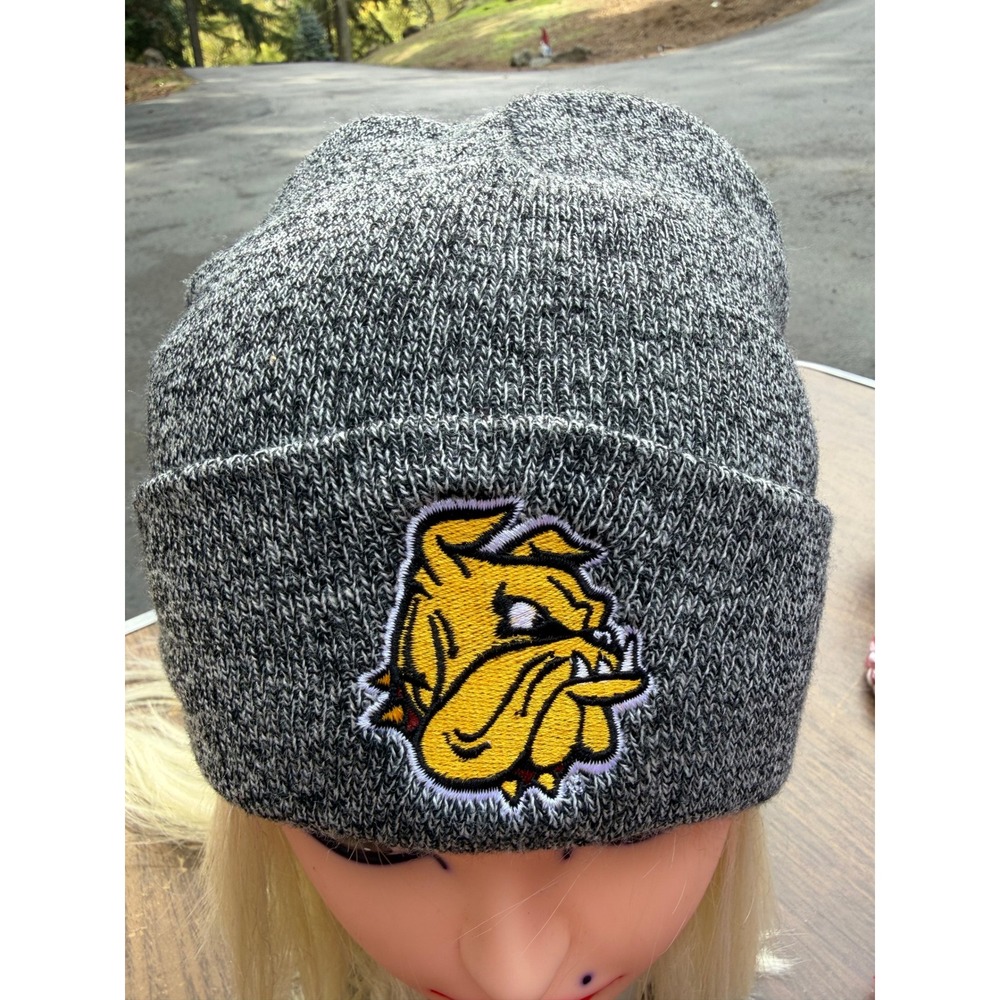 Minnesota Duluth Bulldogs Legacy Knit Cuffed Beanie Black Marled Adult OS NWT